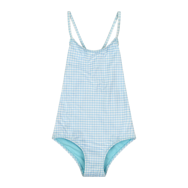 Charlotte Gingham Kids One Piece - Caroline Lily By The Sea